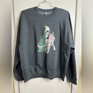 Gildan Sorta Merry Sorta Scary Pullover Sweatshirt NWOT